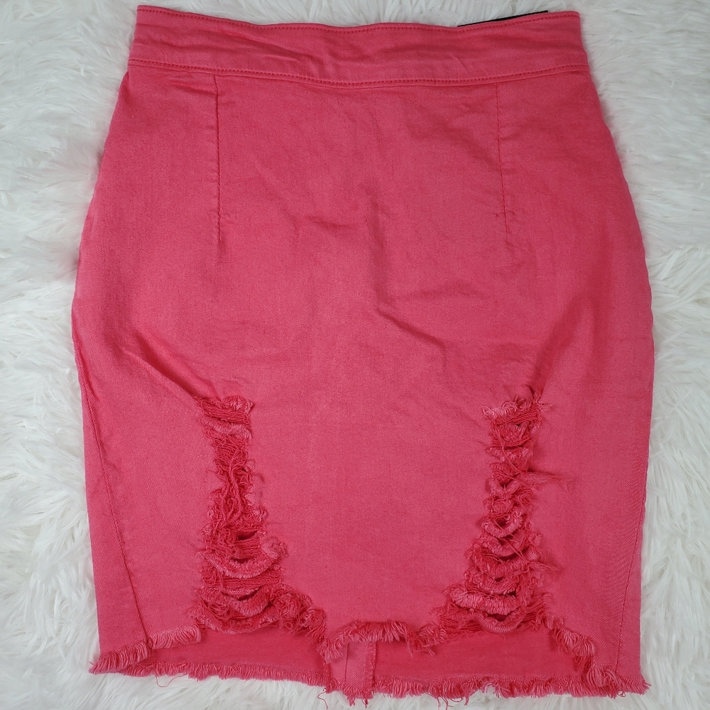 Pink Fashion Nova Mini Skirt